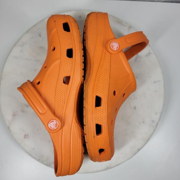 Crocs Ralen Classic Clog Unisex M8 W10 Orange Slip On Lightweight Casual Beach - Picture 7 of 13